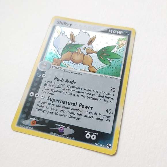 Pokemon Shiftry 14/101 2004 holo card - Picture 2 of 3